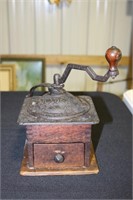 Logan & Strobridge Iron Co antique coffee grinder