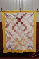 Hand & machine stitched quilt top