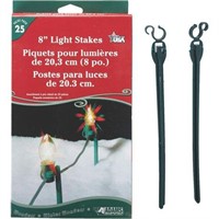 8' Light Stakes - 25 Pieces