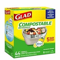 Glad Compostable Odorshield 44 Small Compostable