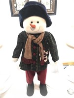 NEW Poseable Snowman 40in Tall NICE!