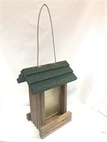 Bird Feeder Solid Wood Ready to Hang