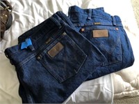 (2-Pairs) Men's Wrangler Jeans Size 36