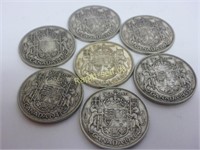 Silver 50 Cent Canadian Coins # 2
