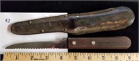 Kabar small butcher knife fixed blade