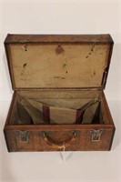 Early leather carrying case marked J.P. Campbell