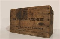2 Advertising antique ammunition boxes