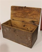 Anitque wooden box 27 1/2 " W x 15 1/2" H