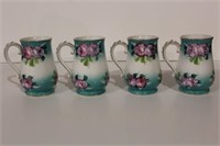 5 piece decorated chocolate set marked Limoge