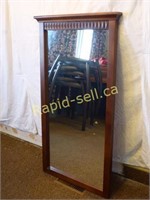 Six Wooden Framed Mirrors