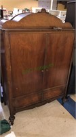 Antique two door armoire that’s cedar lined and