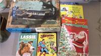 Vintage children's books, Plasticville motel with
