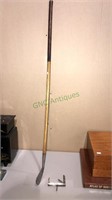 Wood shaft number 2 iron golf club, mother of