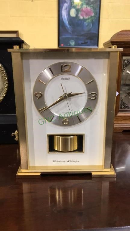 Seiko Westminster - Whittington quarts clock, | GNC Antiques LLC