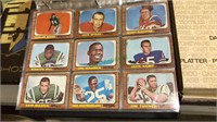 45 football and baseball cards from the 60s, and