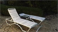 Outside chaise lounge chair