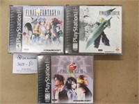 3 Playstation Final Fantasy Games