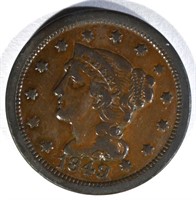 1849 LARGE CENT, VF/XF