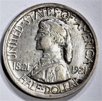 1921 MISSOURI COMMEM HALF DOLLAR, AU/BU