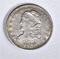 1830 CAPPED BUST HALF DIME, XF