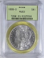 1899-O MORGAN DOLLAR PCGS MS-63 OGH