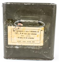 Ammo 800 Rounds in Sealed Tin 7.62  Carbine 1950