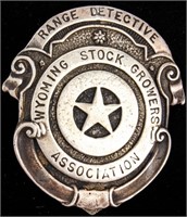 Wyoming Stock Growers Assc. Range Detective Badge