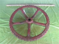 22" Rd. Iron Valve Wheel