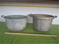 2 Large Pots w/ Handles