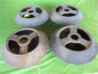 12" rd Iron Industrial Wheels 12 x 4       (4 X $)