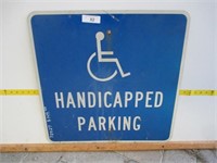 Handicapped Parking 24 x 24" Alum
