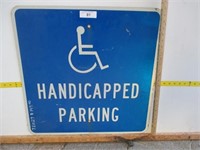 Handicapped Parking 24 x 24  "Alum"