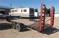 1999 FLATBED TRLR - 18' BED LENGTH X 80" WIDE
