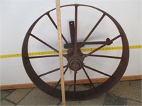 Iron Spoke Wheel 27" x 4"