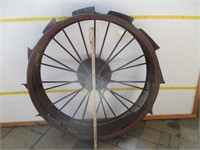 40"rd. x 9" Iron Spoke Wheel