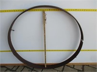 39" Rd x 3" Iron Wagon Wheel Ring