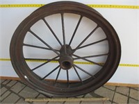 40 x 8" Iron Spoke Wheel