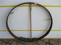 40" Rd x 3" Iron Wagon Wheel Ring