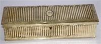 Vintage USA nickel silver plate glove box