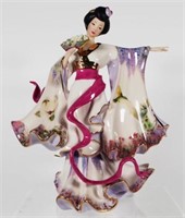Japanese standing geisha figure