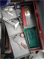 LARGE RED TOOLBOX W/CONTENTS