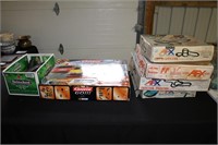 6 Boxes of race track parts and controls
