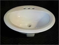 2- 19" lavatory self-rimming sinks