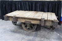 Industrial Cart Table