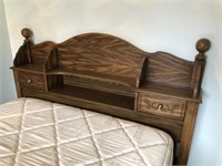 Vintage 60in Head Board With Storage