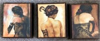 Burlesque Art Canvas Print Series of 3