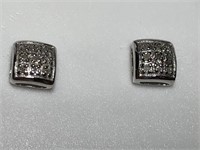 $350. S/Silver Diamonds(0.06ct) Earrings