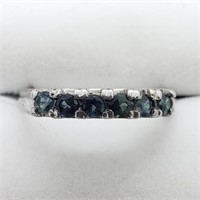 $200. S/Silver Sapphire (1ct) Ring