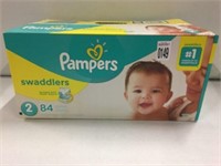 PAMPERS SWADDLERS SIZE 2