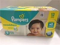PAMPERS SWADDLERS SIZE 5